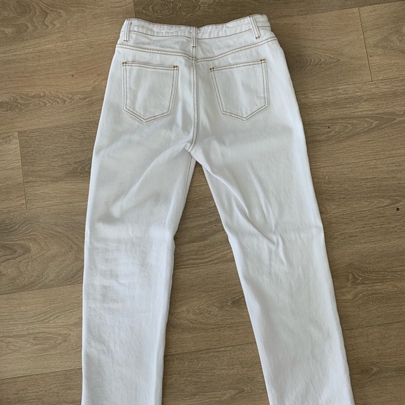 Princess Polly Alabama Jeans - White - size 4 (S) - Picture 3 of 3